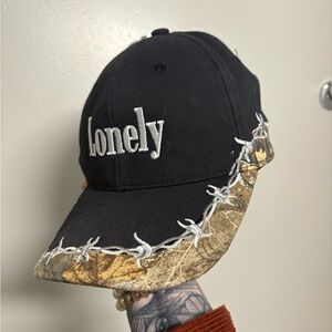 Camo Lonely ghost trucker hat